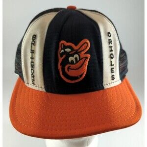 Baltimore Orioles Black and Orange Cap